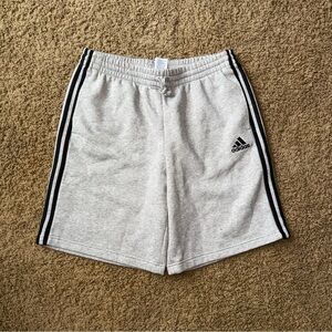Men’s Adidas Fleece Shorts Grey Size XL